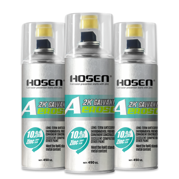 Galvanized Two component spray paint (zinc content in dry film ≧10%)