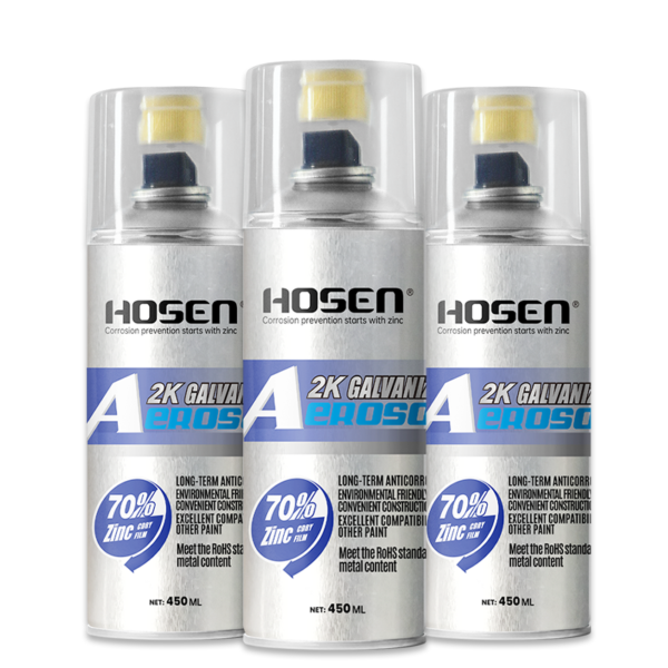 Water-based two component zinc rich paint (zinc content in dry film ≧70%)