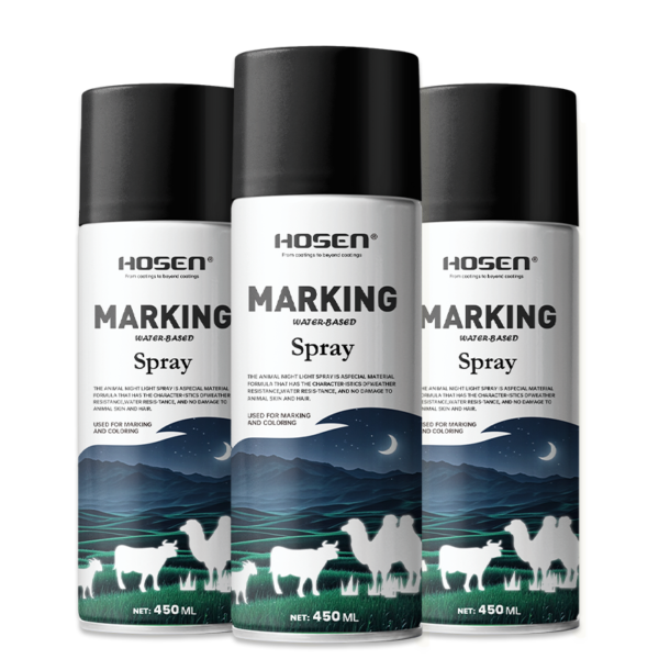 Animal night luminescent spray