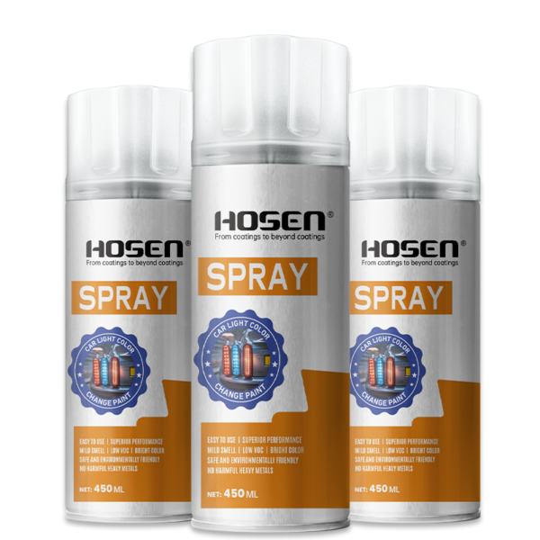 Car light color change paint