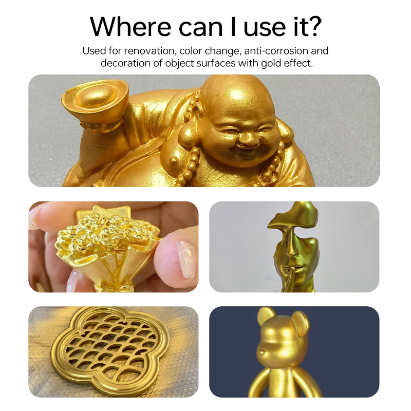 Gold spray paint - Image 5