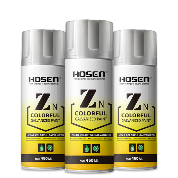 Golden galvanized spray paint (zin content in dry film ≧5%)