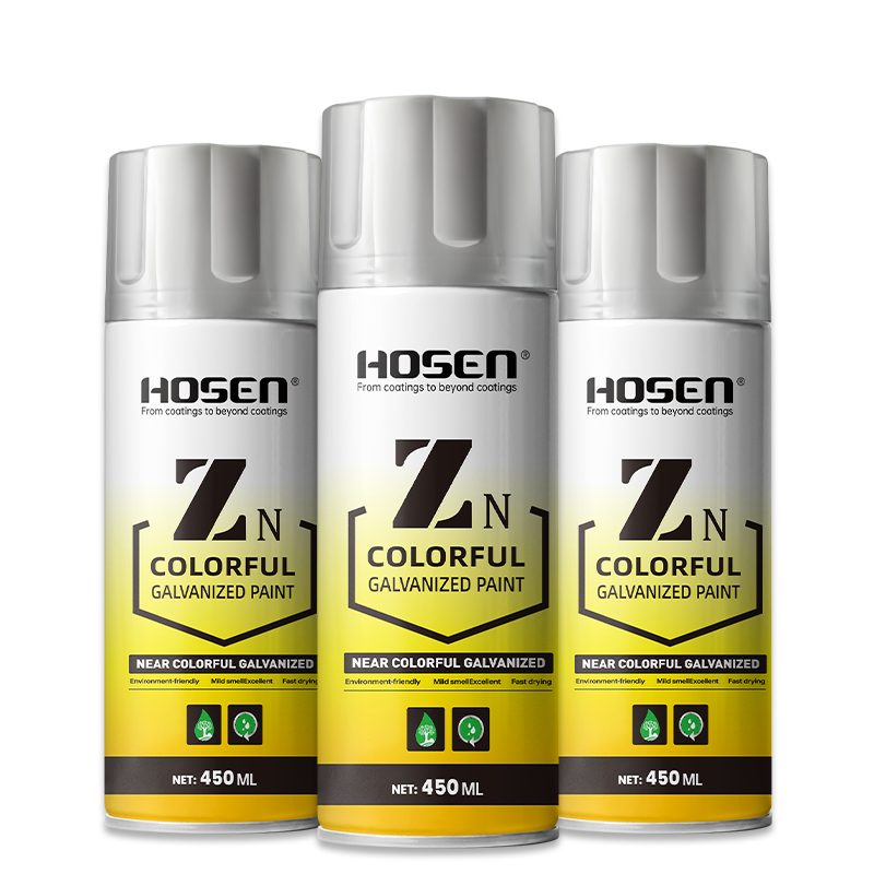 Golden galvanized spray paint (zin content in dry film ≧5%)
