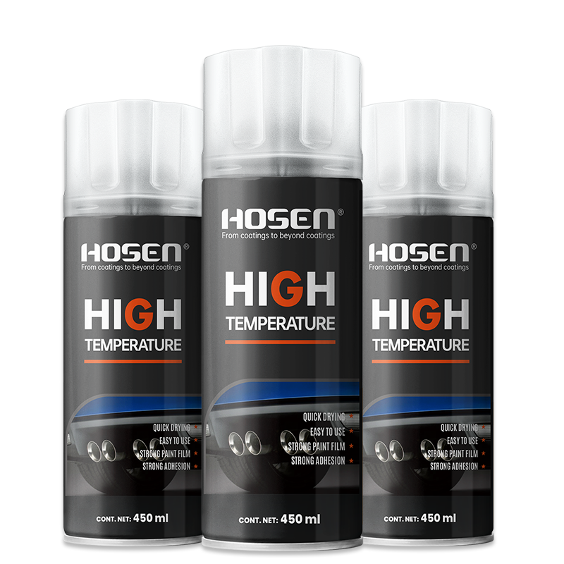 High temperature resistant spray paint