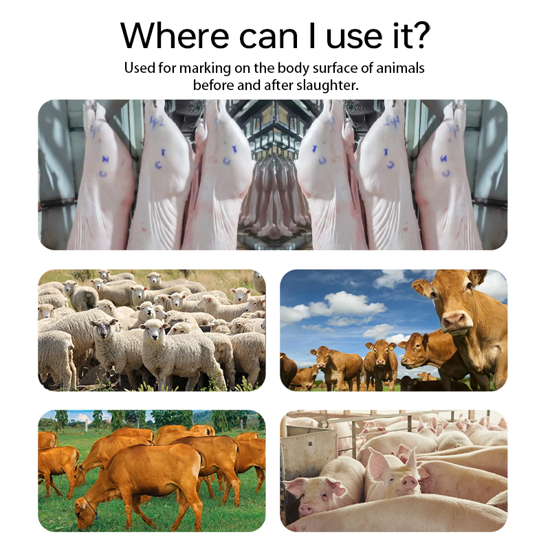 Slaughterhouse animal marking spray - Image 5