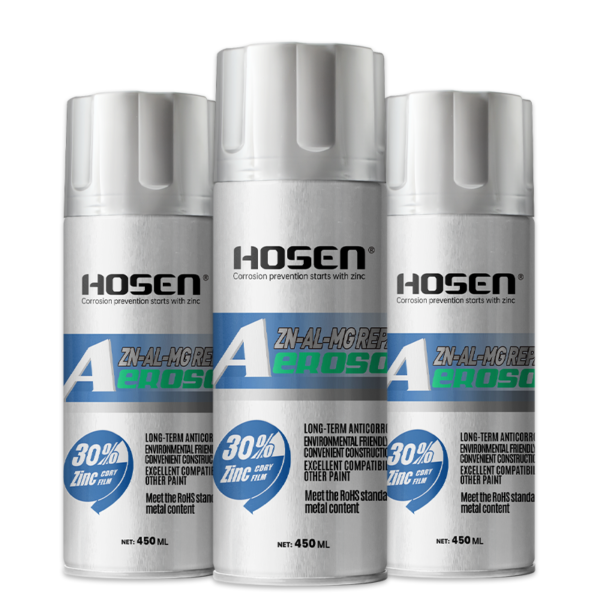 Zinc-aluminum-magnesium repair agent